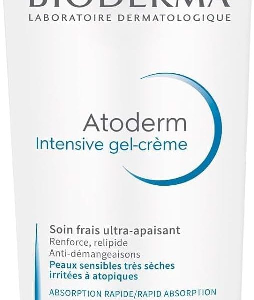 بيوديرما - كريم جل مكثف من اتوديرم - لوشن للجسم - كريم مرطب ومهدئ للجسم للبشرة الحساسة والجافة جدا والجافة جدا