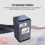 ⁦غسالة تحميل علوي من ستار تراك سعة 8 كجم من اي اس ام ايه، 4 نجوم موفرة للطاقة، تيتانيوم، موديل SW-800ATT1-SK(T) ضمان كامل لمدة عام⁩ - الصورة ⁦5⁩