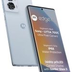 موتورولا ايدج 50 فيوجن شبكة الجيل الخامس 5G (ازرق مارشميلو، ذاكرة رام 8 جيجابايت، تخزين 128 جيجابايت)