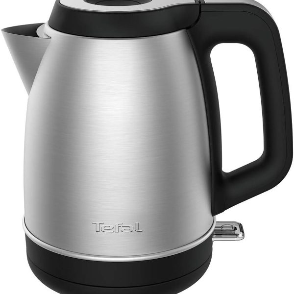 تيفال Element KI280D30 غلّاية كهربائية 1,7 لتر (لترات) 2400 عرض أسود فولاذ مقاوم للصدأ