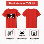 ⁦تيشيرت تذكاري مطبوع عليه دبي ديزاين للرجال⁩ - الصورة ⁦7⁩