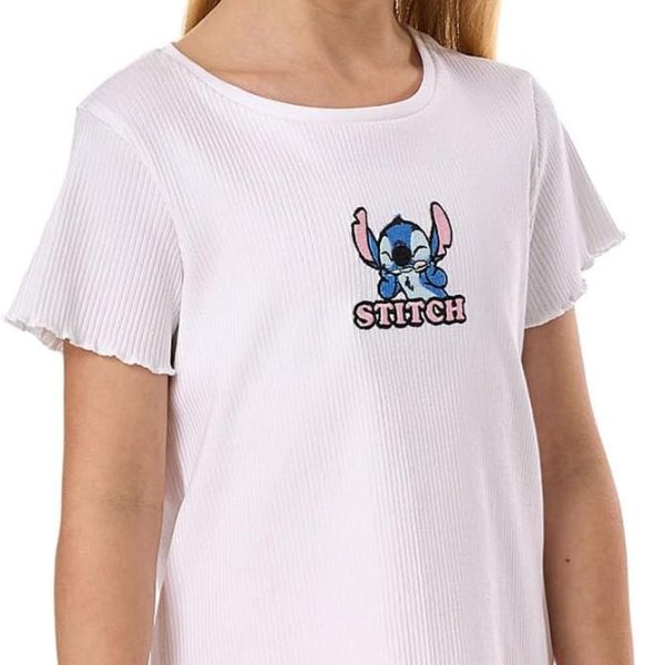 أفضل عروض التسوق عبر الإنترنت في الإمارات | Noon-ae.net نون نت 55 ار اند بي تيشرت مطرز بخياطة ورقبة دائرية ضيقة واكمام قصيرة للبنات، موديل 325-0740CKG04-1