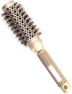 تحسين وترجمة فرشاة نانو الحرارية والسيراميك الايوني المستديرة، فرشاة تصفيف الشعر الاحترافية، مثالية لتجفيف وتصفيف وتجعيد الشعر وزيادة كثافة الشعر (32 ملم)
