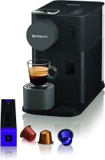 ⁦نيسبريسو ماكينة تحضير الاسبريسو لاتيسيما ون الاصلية مع صانع رغوة الحليب من ديلونجي، اسود⁩ - الصورة ⁦2⁩