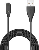 فانكل كابل شاحن لساعة هواوي فيت 3، شاحن مغناطيسي USB 100 سم لساعة هواوي باند 9/8/7/6 الذكية (اسود)