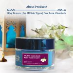 ⁦بلو نكتار كريم ليلي للرجال من كومكومادي للبشرة المتوهجة | كريم ليلي مضاد للشيخوخة لتفتيح البشرة الدهنية والجافة والمختلطة (50 غرام)⁩ - الصورة ⁦6⁩