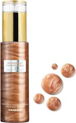 ⁦بخاخ لامع لتسمير البشرة مع قفاز، بخاخ تسمير فوري يدوم طويلا مع ميكا، بخاخ تسمير ذاتي خالٍ من الخطوط، بخاخ تسمير سريع، مرطب 80 مل/2.7 اونصة سائلة⁩ - الصورة ⁦8⁩