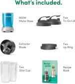 ⁦خلاط نوتري بوليت - 13 قطعة، 12.01 × 7.72 × 15.94، NB9-1301G برو⁩ - الصورة ⁦11⁩