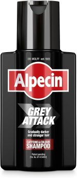البيسين شامبو كافيين اند كولور للرجال من جراي اتاك، 1 × 200 مل | شعر اغمق واقوى تدريجياً | تاثير لون طبيعي يمكن التحكم به للحصول على شعر رمادي اقل | ضد الشعر الخفيف