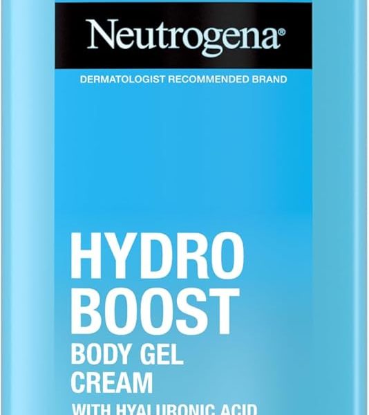 نيوتريجينا كريم جل مرطب للجسم من هايدرو بوست مع حمض الهيالورونيك، لوشن جسم غير دهني وسريع الامتصاص للبشرة العادية الى الجافة، خالي من البارابين، 16 اونصة