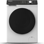 هيتاشي غسالة تحميل امامي 8 كجم، 1200 دورة في الدقيقة، ضمان 10 سنوات على المحرك العاكس، 16 برنامج، غسالة اوتوماتيكية بالكامل، نظام استشعار ذكي، شاشة LED متعددة الوظائف، ابيض، BD-802HVOW