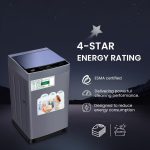 ⁦غسالة تحميل علوي من ستار تراك سعة 8 كجم من اي اس ام ايه، 4 نجوم موفرة للطاقة، تيتانيوم، موديل SW-800ATT1-SK(T) ضمان كامل لمدة عام⁩ - الصورة ⁦3⁩