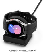 ⁦تي تيرسيلي حامل شاحن لساعة سامسونج جالاكسي 7/FE/6/5/4 40 ملم 44 ملم، ووتش 6/4 كلاسيك 43 ملم 47 ملم/42 ملم 46 ملم، ووتش 5 برو 45 ملم، قاعدة شحن سيليكون لادارة الكابلات لسامسونج⁩ - الصورة ⁦6⁩