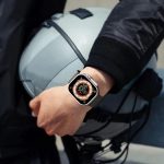 ⁦وينجلي سوار ساعة ابل الترا 3/2/1 الترا 49 ملم سلسلة 11 10 46 ملم 45 ملم 44 ملم 42 ملم اس اي 3/2/1 سلسلة 9 8 7 6 5 4 للرجال، سوار معدني بعرض 24 ملم من الستانلس ستيل لساعة ابل اي ووتش لينك، اسود⁩ - الصورة ⁦7⁩