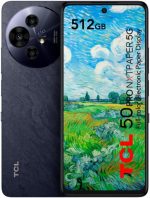 TCL هاتف ذكي 50 برو ان اكس تي بيبر ثنائي شرائح الاتصال بذاكرة روم 512GB وذاكرة RAM 8GB (جي اس ام فقط | بدون سي دي ام ايه) هاتف ذكي 5G مفتوح من المصنع (رمادي مون) - اصدار عالمي
