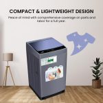 ⁦غسالة تحميل علوي من ستار تراك سعة 8 كجم من اي اس ام ايه، 4 نجوم موفرة للطاقة، تيتانيوم، موديل SW-800ATT1-SK(T) ضمان كامل لمدة عام⁩ - الصورة ⁦4⁩