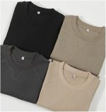 ⁦تي شيرت رجالي باكمام طويلة من القطن، تي شيرت كاجوال بقصة عادية للرجال، تي شيرت دافئ للخريف والشتاء للرجال، تي شيرت رجالي برقبة دائرية بدون ياقة M-XXL⁩ - الصورة ⁦3⁩