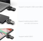 ⁦شاحن محمول من اليمينغيان لساعة سامسونج جالكسي 7/8، شاحن سفر 2 في 1 USB-C متوافق مع ساعة جالكسي 8/7/6/6 كلاسيك/5 برو/4/3، قابل للدوران 90 درجة لشحن الساعة الذكية جالكسي⁩ - الصورة ⁦6⁩