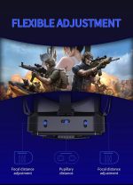 ⁦ميكنج تيك نظارات الواقع الافتراضي ثلاثية الابعاد من في ار شاينكون، نظارات الواقع الافتراضي للتلفزيون والافلام والعاب الفيديو، متوافقة مع الهواتف الذكية التي تعمل بنظام اي او اس واندرويد ضمن شاشة 4.7-7⁩ - الصورة ⁦9⁩