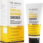 دي آر. شيثز واقي من الشمس بعامل حماية من الشمس 50 Pa+++ للبشرة الدهنية والمعرضة لحب الشباب من سينتيلا اند نياسيناميد، مقاوم للعرق والماء، ملمس جاف، يتحكم في الزيت الزائد، يحمي من الاشعة فوق البنفسجية