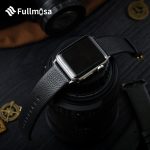 ⁦سوار من الجلد الطبيعي من فولموسا متوافق مع ساعة ابل بمشبك من الستانلس ستيل لساعات ابل سيريز 4 وسيريز 3 وسيريز 3 وسيريز 1، قياس 44 ملم و42 ملم و40 ملم و38 ملم، 15 لون⁩ - الصورة ⁦8⁩