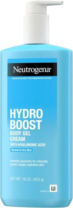 ⁦نيوتريجينا كريم جل مرطب للجسم من هايدرو بوست مع حمض الهيالورونيك، لوشن جسم غير دهني وسريع الامتصاص للبشرة العادية الى الجافة، خالي من البارابين، 16 اونصة⁩ - الصورة ⁦9⁩