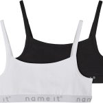 ملابس داخلية مكونة من توب قصير بشريط للبنات من قطعتين، من نايم ات