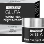 Novaclear Gluta White Plus- Night Cream, Glutathione Night Cream for Skin Brightening/Reduce Wrinkle/Flawless Skin/Daily Care/Soft Skin/Natural Glow -50 ml