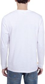 ⁦قميص رجالي باكمام طويلة وشعار شجرة على يسار الصدر (قميص عادي⁩ - الصورة ⁦2⁩