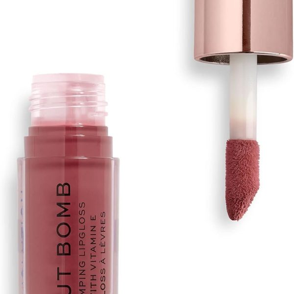 ملمع شفاه باوت بومب لتكبير الشفاه من ريفوليوشن بيوتي لندن، لون صوص داستي بينك