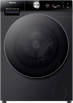 هايسينس غسالة WF7S1247BB سلسلة 7S بمحرك عاكس وواي فاي ذكي وتقنية سوبر ووش بالذكاء الاصطناعي، 1400 دورة في الدقيقة، مراقبة ذكية للطاقة، 20 برنامج، نظام جرعات تلقائي - اسود بريميوم