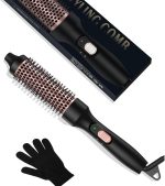فرشاة حرارية من دوشر، فرشاة تمويج حرارية 32 ملم للحصول على شعر مستقيم مثالي وتجعيد كثيف