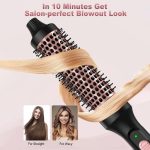 ⁦فرشاة حرارية من دوشر، فرشاة تمويج حرارية 32 ملم للحصول على شعر مستقيم مثالي وتجعيد كثيف⁩ - الصورة ⁦6⁩