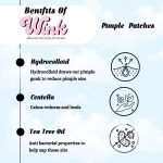 ⁦رقع البثور من وينك - 120 قطعة من رقع حب الشباب الغروانية المائية مع شجرة الشاي والسنتيلا - اشكال نجوم وجواهر فاخرة للمراهقين - شفاء لطيف لجميع انواع البشرة - صندوق قصدير جاهز للهدايا وشنطة ثلاثية⁩ - الصورة ⁦4⁩