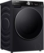 ⁦هايسينس غسالة WF7S1247BB سلسلة 7S بمحرك عاكس وواي فاي ذكي وتقنية سوبر ووش بالذكاء الاصطناعي، 1400 دورة في الدقيقة، مراقبة ذكية للطاقة، 20 برنامج، نظام جرعات تلقائي - اسود بريميوم⁩ - الصورة ⁦4⁩