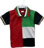 تي شيرت لليوم الوطني لدولة الامارات العربية المتحدة للاطفال من الجنسين، فستان لليوم الوطني، تي شيرت علم الامارات العربية المتحدة