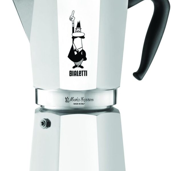 بياليتي حلة موكا الومنيوم فضية 12 كوب 06853 من اكسبرس