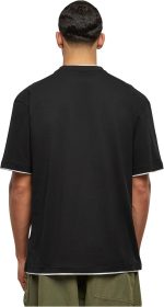 ⁦Urban Classics Men Bekleidung Contrast Tall Tee T-Shirt (pack of 1)⁩ - الصورة ⁦4⁩