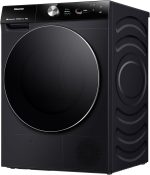 ⁦هايسينس مجفف بمضخة حرارية 10 كجم موديل DH7S107BB سلسلة 7S مع محرك عاكس، واي فاي ذكي، تقنية الذكاء الاصطناعي فائقة الجفاف، مراقبة ذكية للطاقة، 20 برنامج، اسود فاخر⁩ - الصورة ⁦6⁩