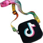 محفظة صغيرة للفتيات الصغيرات مضادة للماء من السيليكون بنمط تيك توك، شنطة يد صغيرة لطيفة على الكتف والالعاب والهدايا