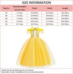 ⁦اتش اي اتش سي بي اف زي الاميرة الجميلة والوحش للبنات لحفلات اعياد الميلاد والكريسماس والهالوين مع مجموعة اكسسوارات⁩ - الصورة ⁦7⁩