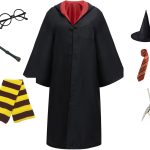 طقم زي الساحر السحري للهالوين مكون من 7 قطع للاولاد والبنات والمراهقين والبالغين من هالايا، مجموعة اكسسوارات تنكرية بجودة الافلام