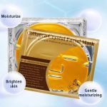 ⁦أقنعة الوجه بالكولاجين (10 قطع) - قناع وجه ذهبي نباتي - مضاد للشيخوخة والانتفاخ والترطيب وتجديد الأنسجة العميقة ويرطب البشرة⁩ - الصورة ⁦4⁩