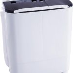 اكاي غسالة نصف اوتوماتيكية بحوضين بوزن 6 كجم، نابض قوي، موفرة للطاقة، مؤقت سهل الغسيل، مؤقت دوار، 74WX42DX87H بالسم، ابيض - WMMA-XTT62W