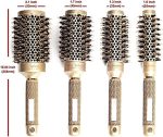 ⁦تحسين وترجمة فرشاة نانو الحرارية والسيراميك الايوني المستديرة، فرشاة تصفيف الشعر الاحترافية، مثالية لتجفيف وتصفيف وتجعيد الشعر وزيادة كثافة الشعر (32 ملم)⁩ - الصورة ⁦4⁩