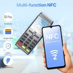 ⁦يوميدجي جوال اندرويد غير مقفل A15T، 5000mAh (8+8)+128GB/TF توسيع 1TB، جوال رفيع للغاية 6.7 انش، اندرويد 13 NFC GPS، كاميرا ذكاء اصطناعي 64MP 4G ثنائي شرائح الاتصال، اسود⁩ - الصورة ⁦5⁩