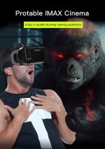 ⁦ميكنج تيك نظارات الواقع الافتراضي ثلاثية الابعاد من في ار شاينكون، نظارات الواقع الافتراضي للتلفزيون والافلام والعاب الفيديو، متوافقة مع الهواتف الذكية التي تعمل بنظام اي او اس واندرويد ضمن شاشة 4.7-7⁩ - الصورة ⁦4⁩