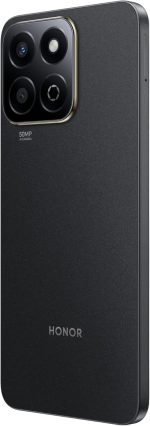 ⁦اونر هاتف ذكي 200 ثنائي شرائح الاتصال بذاكرة روم 256GB وذاكرة RAM 4GB (جي اس ام | سي دي ام ايه) هاتف ذكي 5G مفتوح من المصنع (اسود ميدنايت) - اصدار عالمي⁩ - الصورة ⁦4⁩