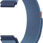 سوار حلقي نايلون لساعة هواوي GT 4/3/2/2 برو 46 ملم، سامسونج جالاكسي ووتش 3 45 ملم - 22 ملم سوار سريع الفك للرجال والنساء