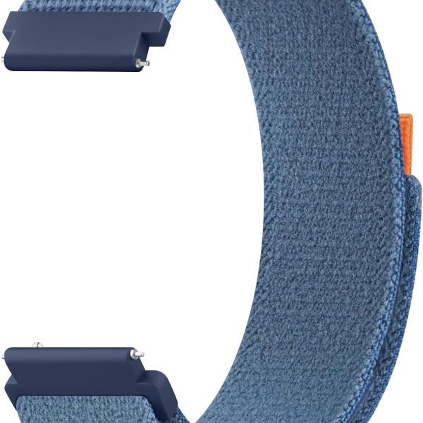 سوار حلقي نايلون لساعة هواوي GT 4/3/2/2 برو 46 ملم، سامسونج جالاكسي ووتش 3 45 ملم - 22 ملم سوار سريع الفك للرجال والنساء